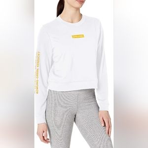 Spalding White Yellow Longsleeve Shirt XL